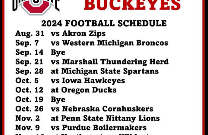 Ohio State Football Schedule for the 2023 Season