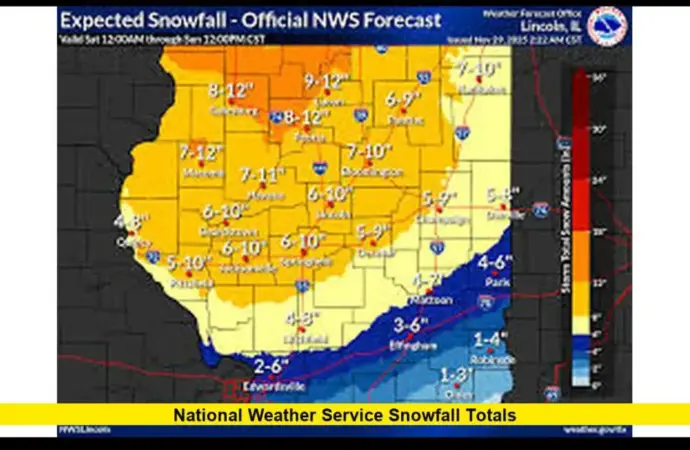 Latest Weather Snowfall Totals Across the Country