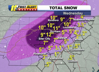 Snow Accumulation in Raleigh: Winter of 2023