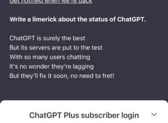 Is ChatGPT Down? An Overview of Current Issues