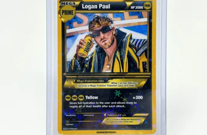 Logan Paul’s Pokémon Card Shatters Auction Records