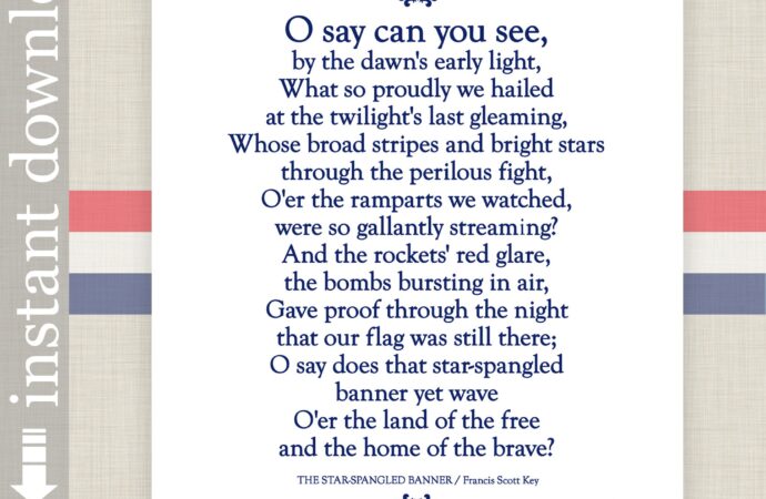 Understanding the National Anthem Lyrics and Their Significance
