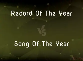 Understanding Record of the Year vs Song of the Year