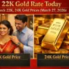 24 carat gold rate 27 march 2026: What is the 24 carat gold rate on 27 March 2026?