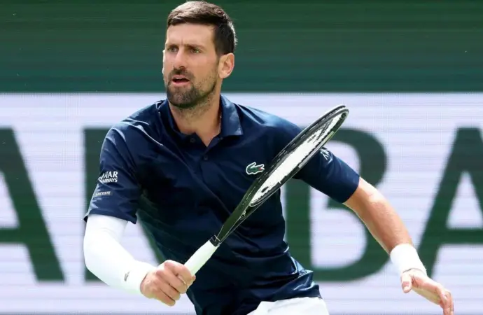 Aleksandar kovacevic falls to Novak Djokovic at Indian Wells