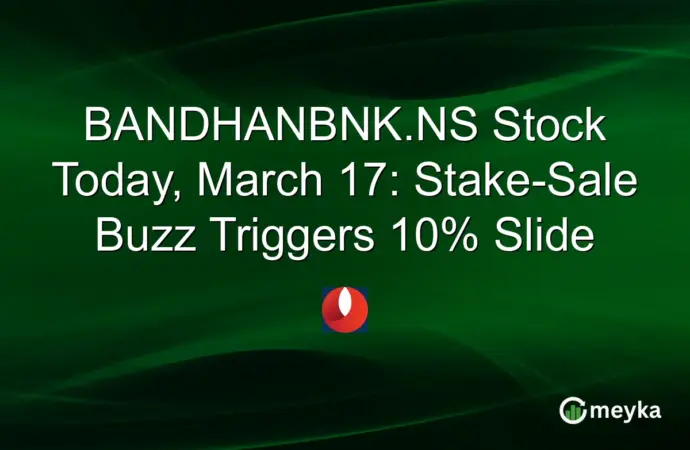 Bandhan Bank Share Price Decline