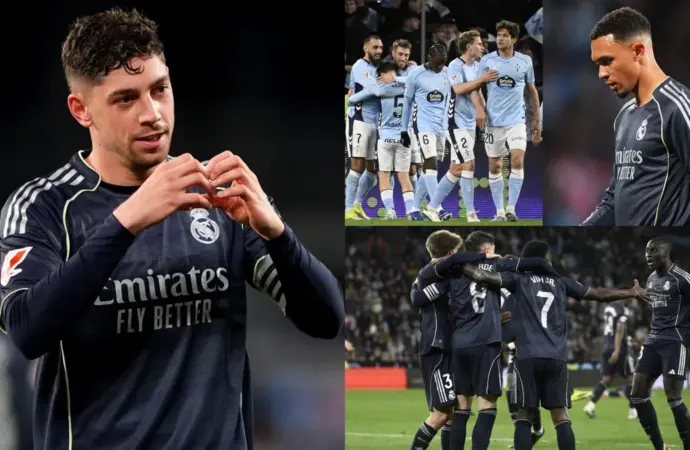 César palacios involved in key moments during Real Madrid vs Celta Vigo match