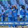 Cricket ODI World Cup 2027: India’s Preparations and Challenges