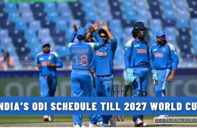 Cricket ODI World Cup 2027: India’s Preparations and Challenges