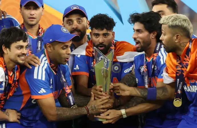 Cricket t20 world cup: India Triumphs in the , Securing Third Title