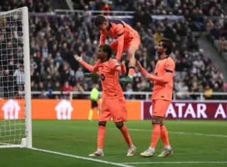 Gerard Martín Shines in UEFA Champions League Draw Against Newcastle United