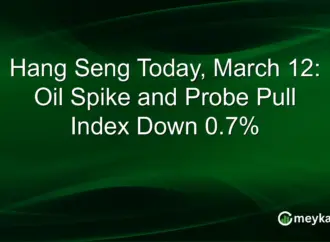 Hang Seng Index Experiences Decline Amid Geopolitical Tensions