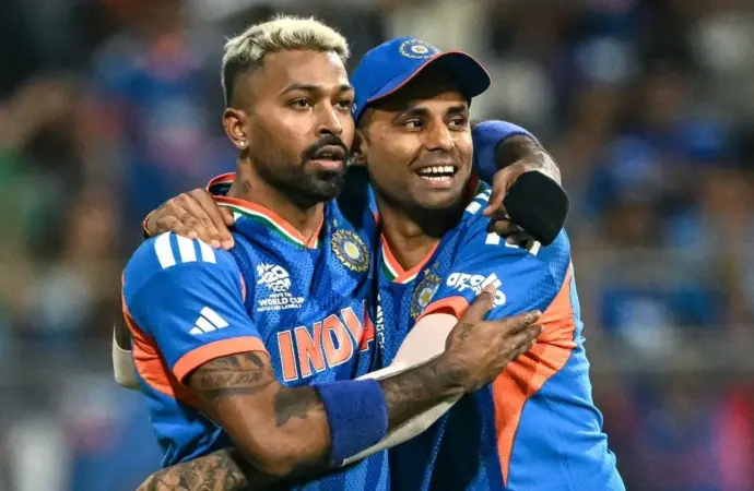 Hardik pandya shines in T20 World Cup semi-final