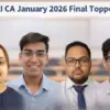 Icai result: CA Final January 2026 Results Announced with Top Rank Achieved