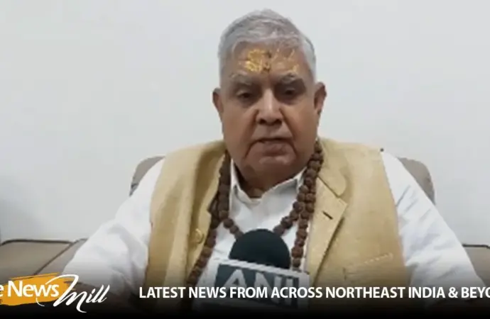 Jagdeep Dhankhar Attends Bhasma Aarti at Shri Mahakaleshwar Temple