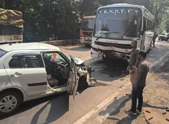 KSRTC Involved in Fatal Collision on National Highway 75