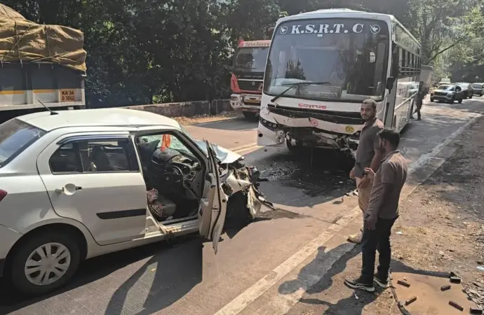KSRTC Involved in Fatal Collision on National Highway 75