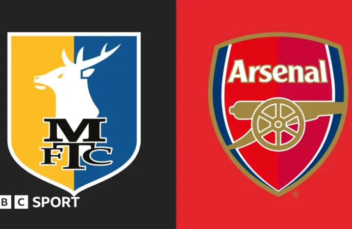 Mansfield town vs arsenal