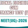 Neet ug 2026 registration