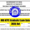 Ntpc: RRB NTPC Graduate Exam Dates Announced
