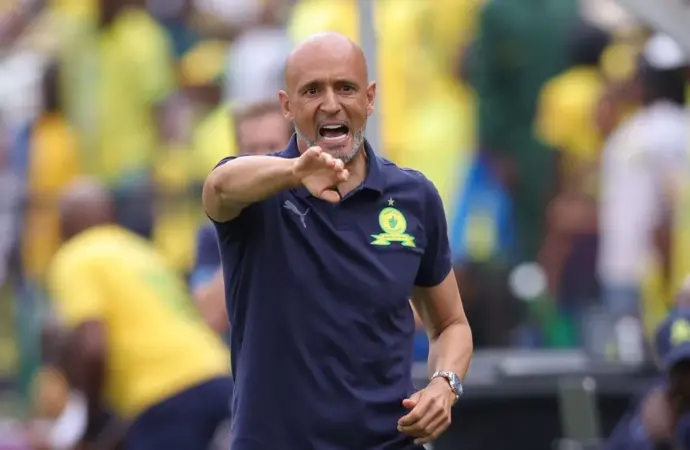 PSL: Mamelodi Sundowns Coach Under Pressure Amid Champions League Aspirations
