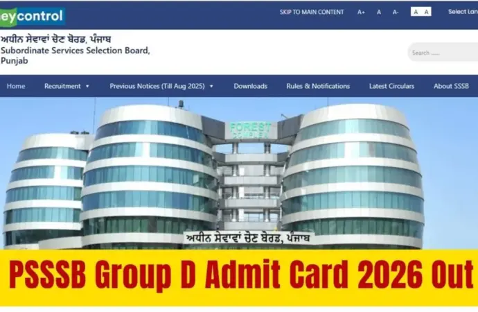 Psssb: What You Need to Know About  Group D and Punjab Police Constable Recruitment 2026?