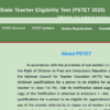 Pstet admit card 2026