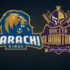 Quetta gladiators vs hyderabad kingsmen: What Happened in the  Match?