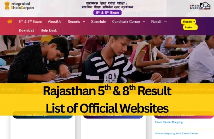 Rbse 8th result 2026: What are the  Highlights?