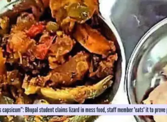Rgpv: What Happened at  Regarding the Lizard in Hostel Food?