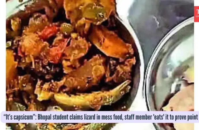 Rgpv: What Happened at  Regarding the Lizard in Hostel Food?