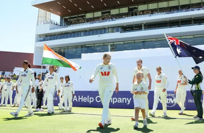 Sayali Satghare Shines in Test Match Against Australia