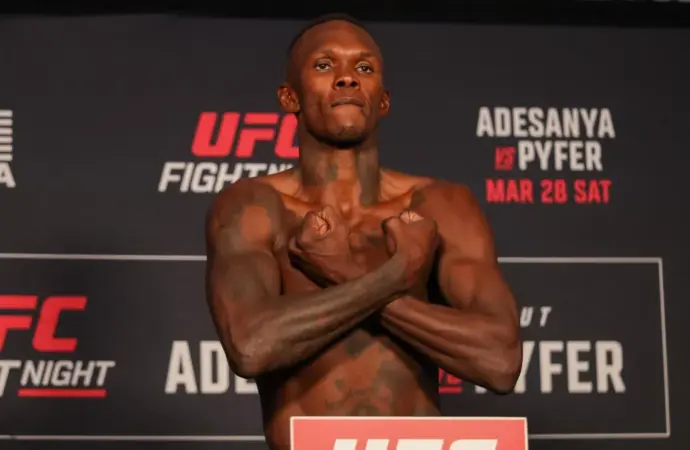 Ufc schedule: What is the  for Adesanya vs. Pyfer?