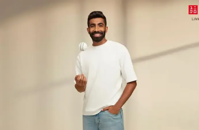 Uniqlo Partners with Jasprit Bumrah for New Campaign in India