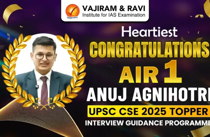 UPSC Marksheet: Anuj Agnihotri Secures Top Rank in UPSC Result 2025