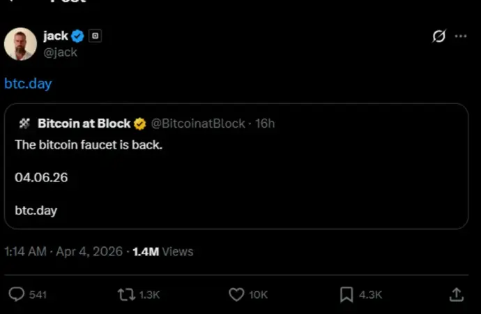 Free bitcoin: Will  Be Revived with Jack Dorsey’s New Faucet?