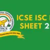 Icse isc results date 2026: What is the ?