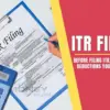 Itr filing 2026 deductions: Why is  Important for Taxpayers?