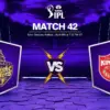 Kolkata knight riders vs punjab kings match scorecard: What is the latest scorecard for Kolkata Knight Riders vs Punjab Kings?