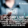 Om power transmission ipo gmp: What is the Grey Market Premium for Om Power Transmission IPO?