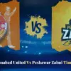 Peshawar zalmi vs islamabad united: What to Expect in Clash?