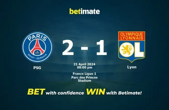 Psg vs lyon: What Happened in the  Match?