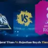 Rajasthan royals vs gujarat titans standings: What are the standings after Rajasthan Royals vs Gujarat Titans?