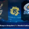 Royal challengers bengaluru vs mumbai indians standings: What Are the Standings After Royal Challengers Bengaluru vs Mumbai Indians?