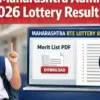 Rte result 2026 maharashtra: What Are the Maharashtra RTE Lottery Results for 2026?