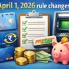 Sbi: What Changes Are Coming for  on April 1, 2026?