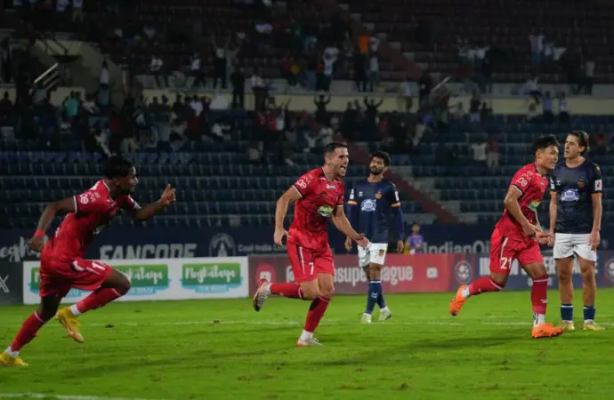 Northeast United vs Inter Kashi: A Thrilling Finish