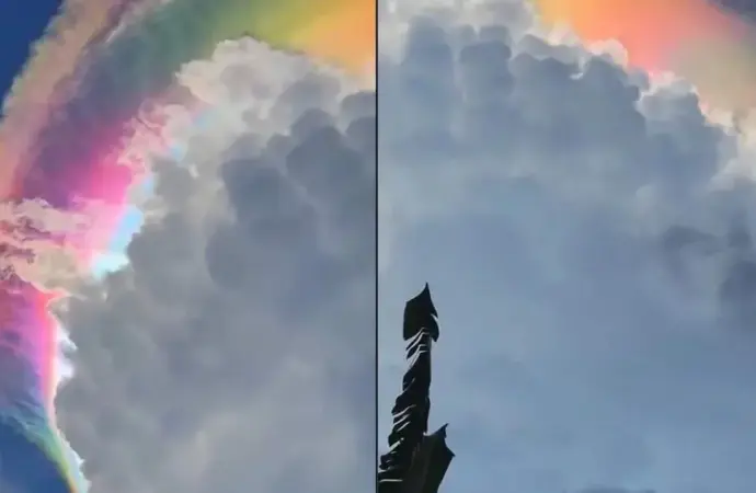 Rainbow clouds: What Are and Why Are They Captivating Viewers in Bogor?