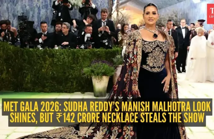 Sudha Reddy’s Met Gala Ensemble: A Fusion of Tradition and Modernity