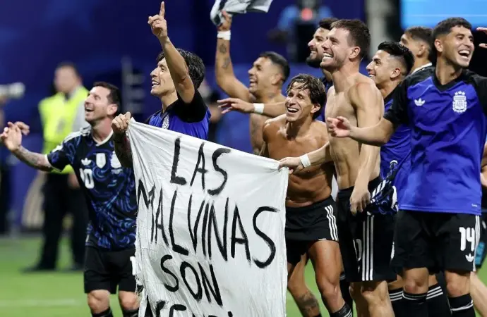 Atlanta: Argentina could face disciplinary action for displaying Falklands banner after World Cup semi-final win